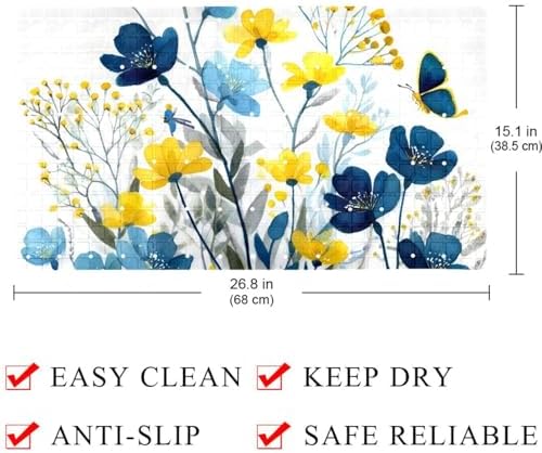 Shower Mat Non Slip, 26.8 x 15.1 Inch Bathtub Mat - Image 4