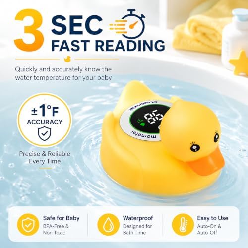 Baby Bath Thermometer Water Temp Safety - Image 2