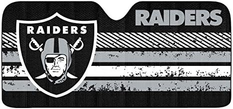 Fanmats NFL Windshield Sun Auto Shade, Sun Shield Sun Visor Accordion tri-fold - Image 3