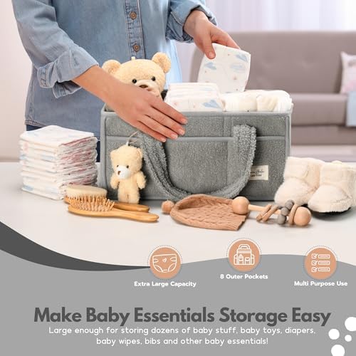 PeraBella Baby Diaper Caddy Organizer - Image 3
