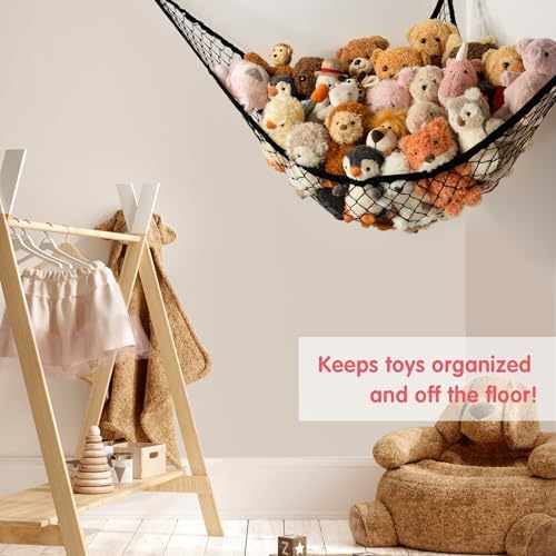 Stuffed Animal Storage Hammock Net Corner - Image 4