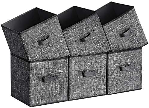 SONGMICS Storage Cubes, 11-Inch Foldable Closet Organizers by SONGMICSbySONGMICSHOME