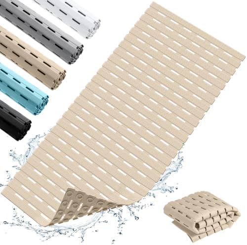 OTHWAY Non Slip Shower Mat, 36.6" x 16.9" Non Slip Shower Mats by OTHWAY