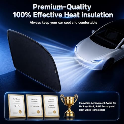 DMJN Car Window Shades for Baby, 100% UV & Sun Block Car Side Windows Covers - Image 5