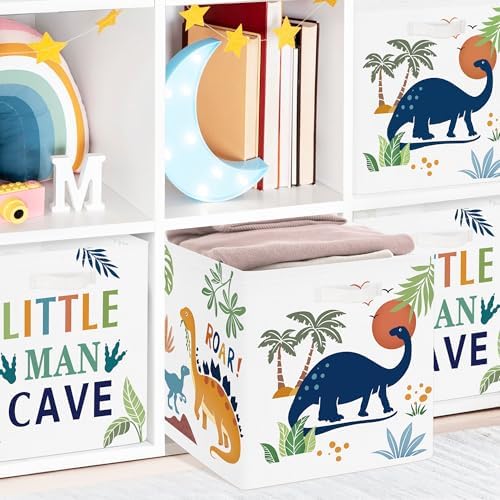 Clastyle 11.8" Dinosaur Storage Basket Set of 3 - Image 5