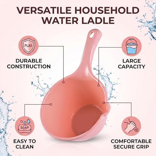 Plastic Water Ladle, Water Scoop, Bath Water Pourer - Image 4