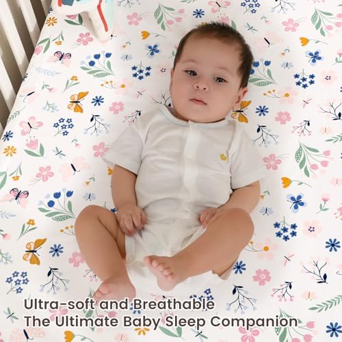 david's kids 3 Pack Bassinet Sheets, Ultra Soft Breathable Comfortable Baby - Image 2
