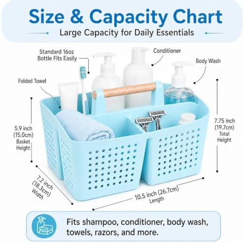 Portable Shower Caddy Basket - Image 2