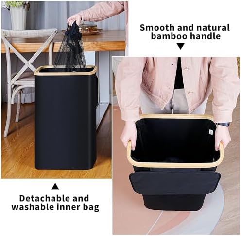 iEGrow 75L Slim Laundry Hamper, Narrow Laundry Basket - Image 3
