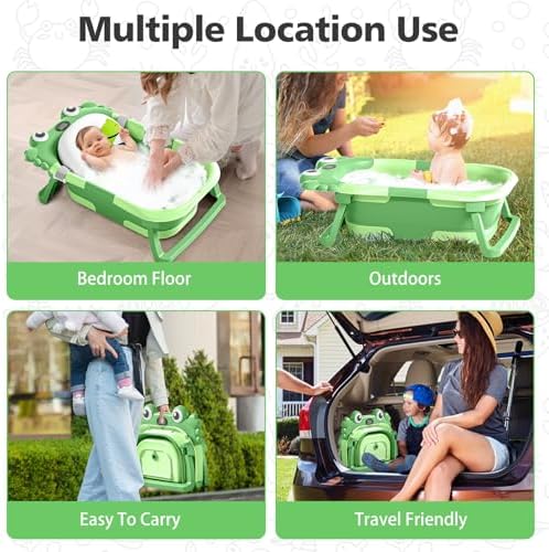Collapsible Baby Bathtub for Newborns - Image 7