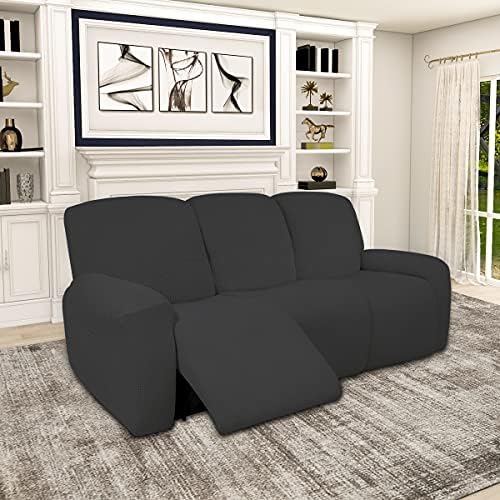 Easy-Going 100% Dual Waterproof Recliner Sofa Cover, 8-Pieces Stretch Relining - Image 2