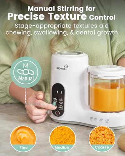 Grownsy Baby Food Maker, Steamer & Blender Baby Food Processor - Image 6