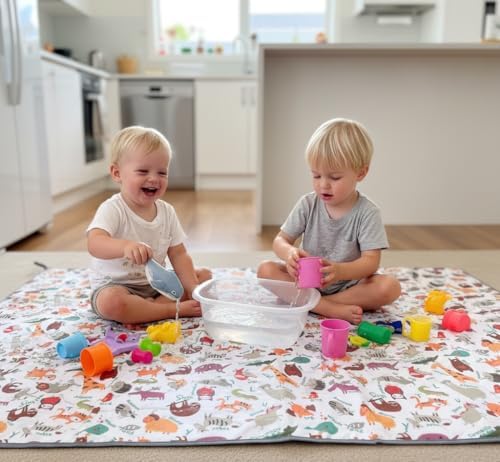 Waterproof High Chair Splat Mat – Machine Washable Floor & Table Protector - Image 6