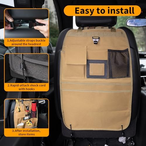 Back Seat Car Organizer with Car Storage Bags, Universal Car Organizers and - Image 4