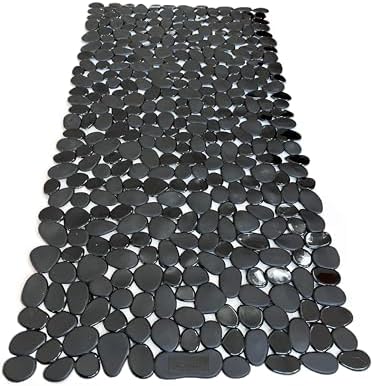 “Pebbles” Non-Slip Bathtub/Shower Mat 27.5”x14” Rectangular, Machine-Washable - Image 2