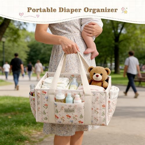 SEISSO Diaper Caddy Organizer - Image 4
