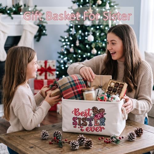 Marsui Sister Gifts Best Sister Ever Gift Basket - Image 2