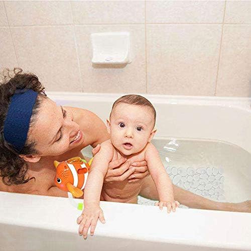 SONGZIMING Bathtub Mat Non Slip 2 Pack, 35 x 16 Inches Pebble Shower Mat - Image 5