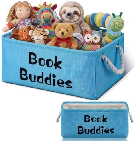 Marsui 1 Pcs Book Buddies Storage Basket by Marsui
