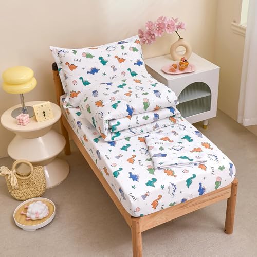 Caressma Toddler Bedding Set Dinosaur Pattern Nursery Comforter - Image 4