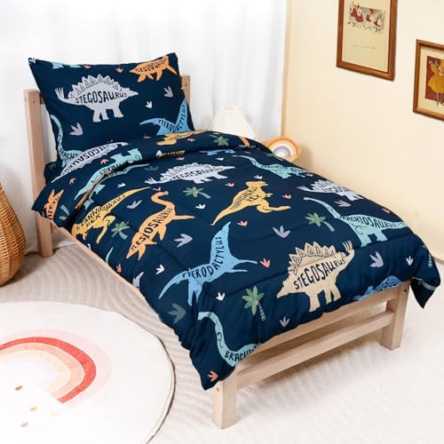 TinyPalsa 4-Piece Toddler Bedding Set, Toddler Bed Comforter Set by TinyPalsa