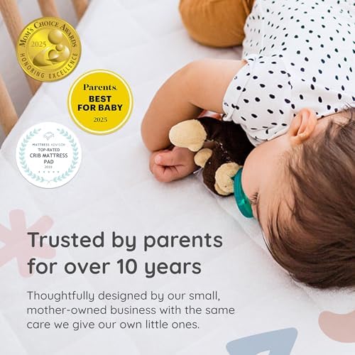 Margaux & May Waterproof Crib Mattress Protector, Oeko-TEX® Certified - Image 2