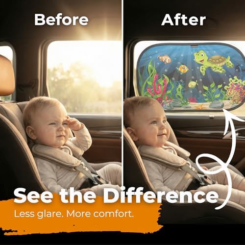 CARAMAZ Car Window Shade for Baby - Image 3