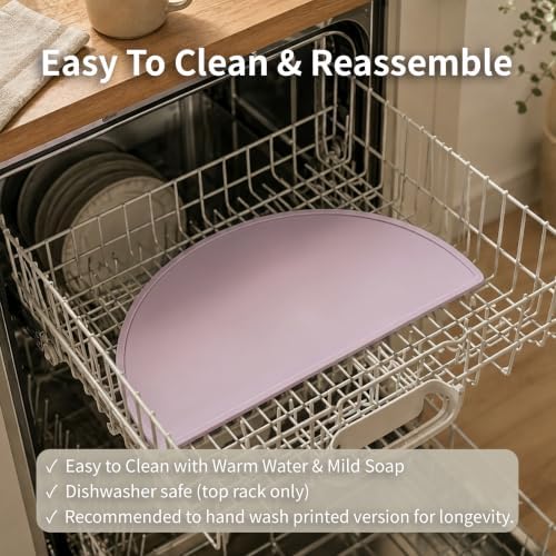 Silicone Placemats for Babies, Toddlers & Kids, BPA-Free Non-Slip Baby Table - Image 5