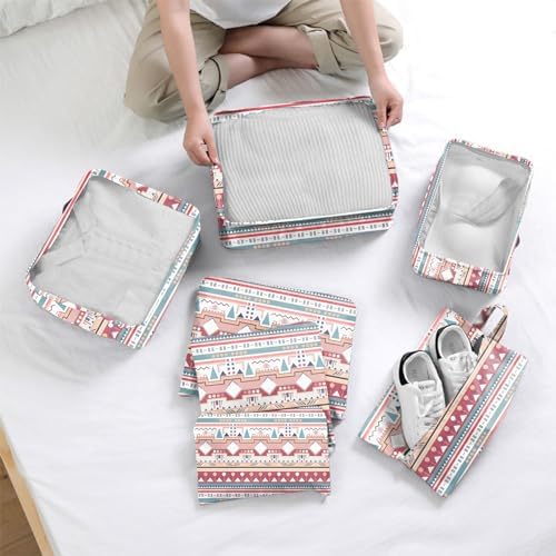 7 Set Packing Cubes Travel Luggage Organizers - Image 6
