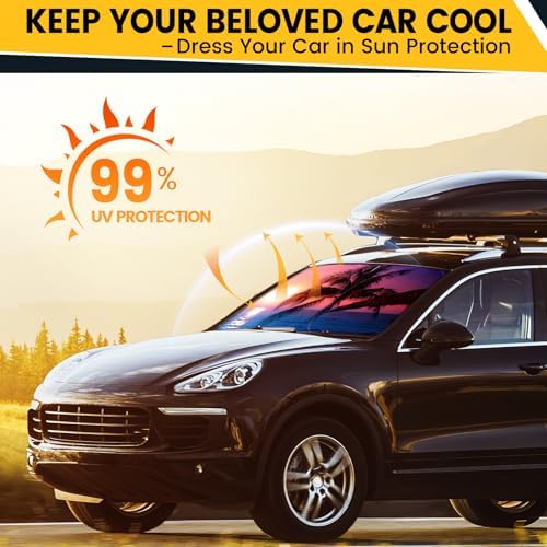 Car Windshield Sun Shade Foldable Reflector Sunshade - Image 2