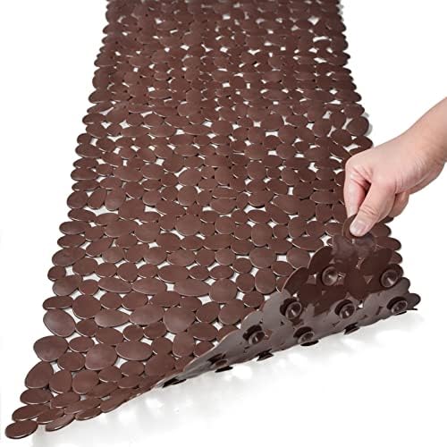 Pebble Shower Mat for Bathtub Non Slip Mat 35"X16" by HOME