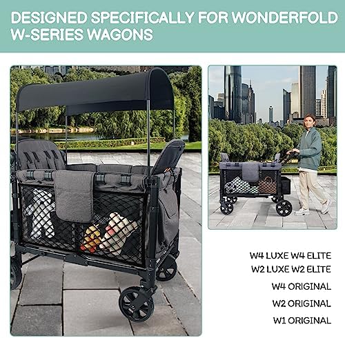 Stroller Wagon Cargo Net, Baby Stroller Organizer Mesh Cargo Net - Image 2