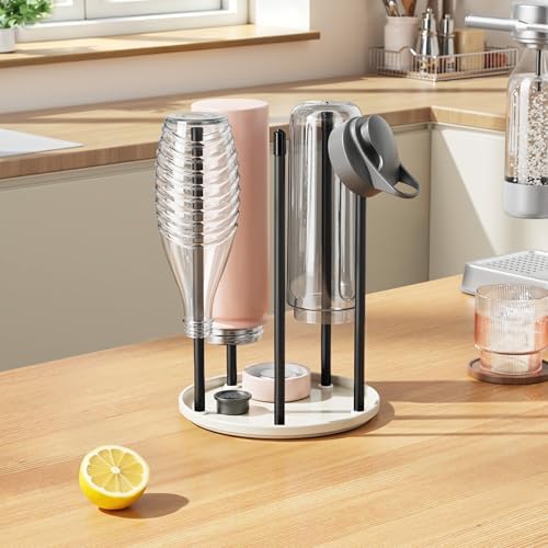 niffgaff Bottle Drying Rack – Ceramic Base Bottle Organizer - Image 5