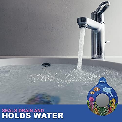Bathtub Stopper Tub Drain Plug Stopper, Adorable Universal Silicone Bath Drain - Image 5