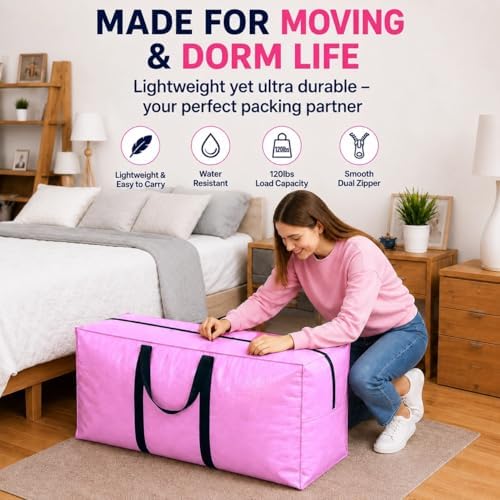 Extra Large Storage Bags, Jumbo Moving Tent Storage Bags, Waterproof Foldable - Image 5