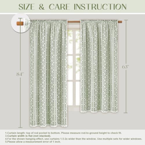 ASPMIZ Sage Green Linen Curtains - Image 6