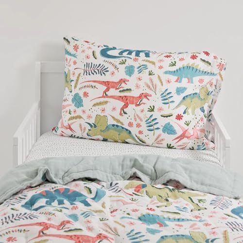Little Unicorn Toddler Bedding 3-Piece Set | Includes Comforter, Crib Sheet & - Image 3
