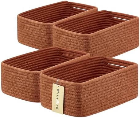 MiniArk Small Storage Baskets for Organizing | Closet Organizer Bins | Shelf by MiniArkStorageBasketsHome