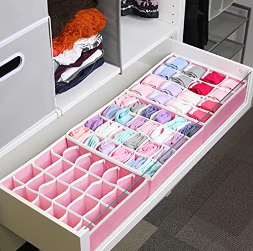Simple Houseware Sock Drawer Organizer, 3 Pack - Image 4