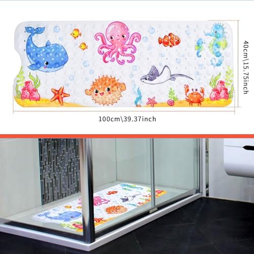 Secopad Bathtub Mat Non Slip, Cute Bath Tub Mat - Image 5