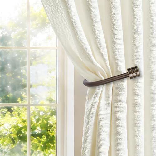 TONIAL Curtain Holdbacks, Calssic Cap Finials - Image 2