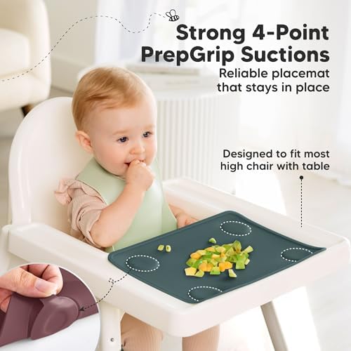KeaBabies 2pk Silicone Placemats - Image 4