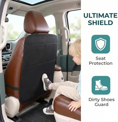 2 Pack Leather Car Seat Protector - Image 2