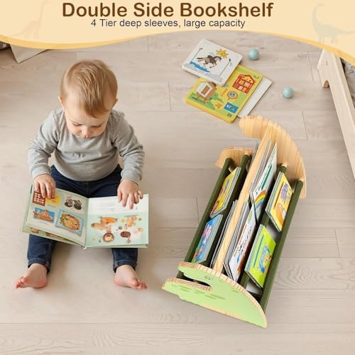 Toddler Bookshelf Double-Sided - Image 3