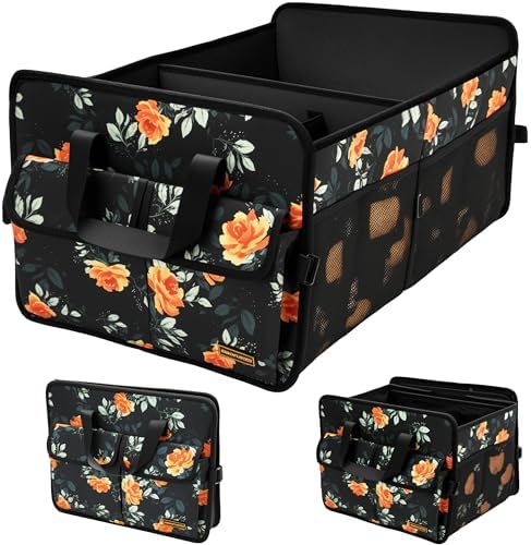 SIBOFUEGO Sturdy Car Trunk Organizer – Large Capacity Trunk Organizer by SIBOFUEGO