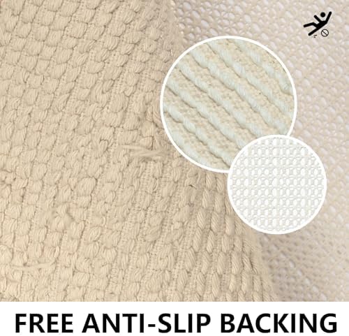 KOEXM Half Circle Boho Bathroom Rugs - Image 4