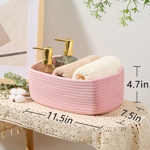 MiniArk Small Storage Baskets for Organizing | Closet Organizer Bins | Shelf - Image 3