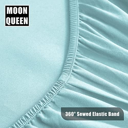 MOONQUEEN 2-Pack Baby Fitted Crib Sheets - Image 5