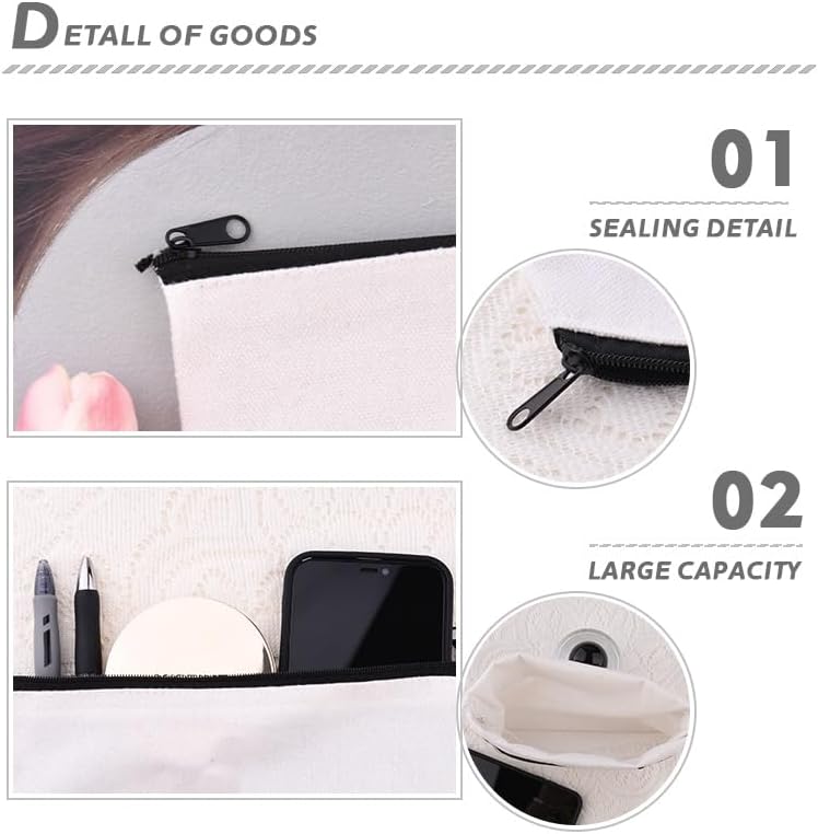 Travel Makeup Toiletry Bag for Women Girl Traveler Cosmetics Bag Bon Voyage - Image 7