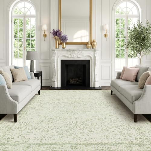 BILEEHOME Sage Large Rugs for Living Room 9 by 12 Area Rug by BILEEHOME
